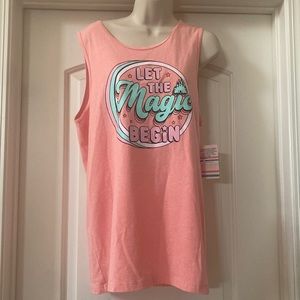 Let The Magic‎ Begin Disneyland Disney Tank Top Mickey Mouse